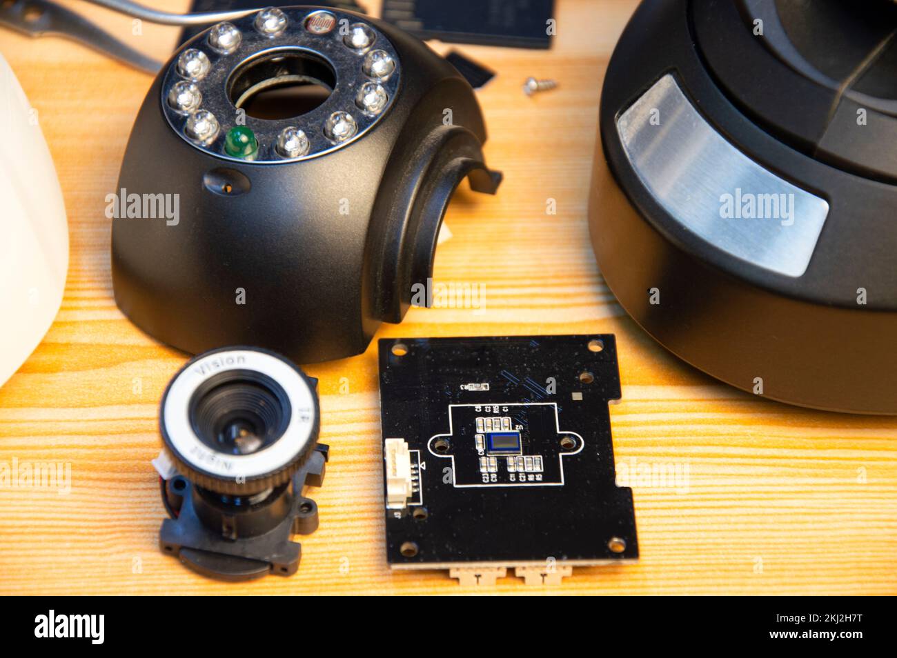 Remove the ip camera to repair cctv Stock Photo Alamy