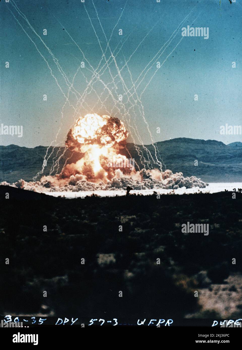 Project 3035 Operation Teapot (Nevada Test Site) Detonation. MET