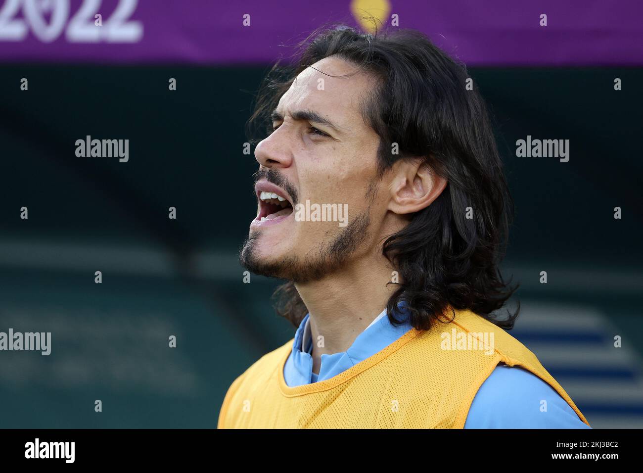 Edinson Cavani of Uruguay during the FIFA World Cup 2022, Group H ...