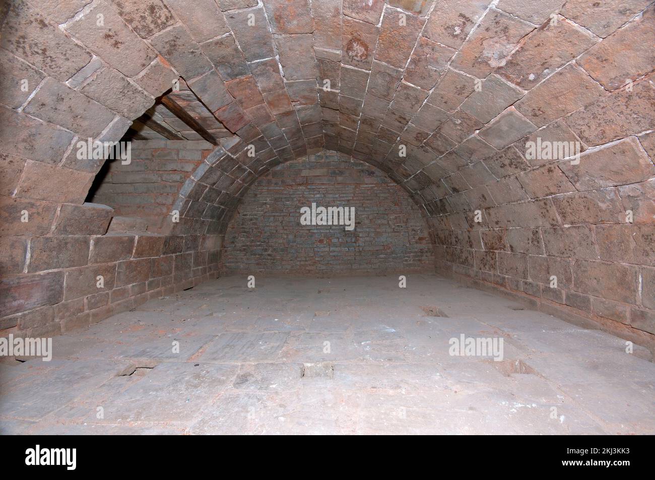 Kiln for firing pottery in the ancient Grazia furnace (16th century), Deruta village, Perugia, Umbria, Italy Stock Photo