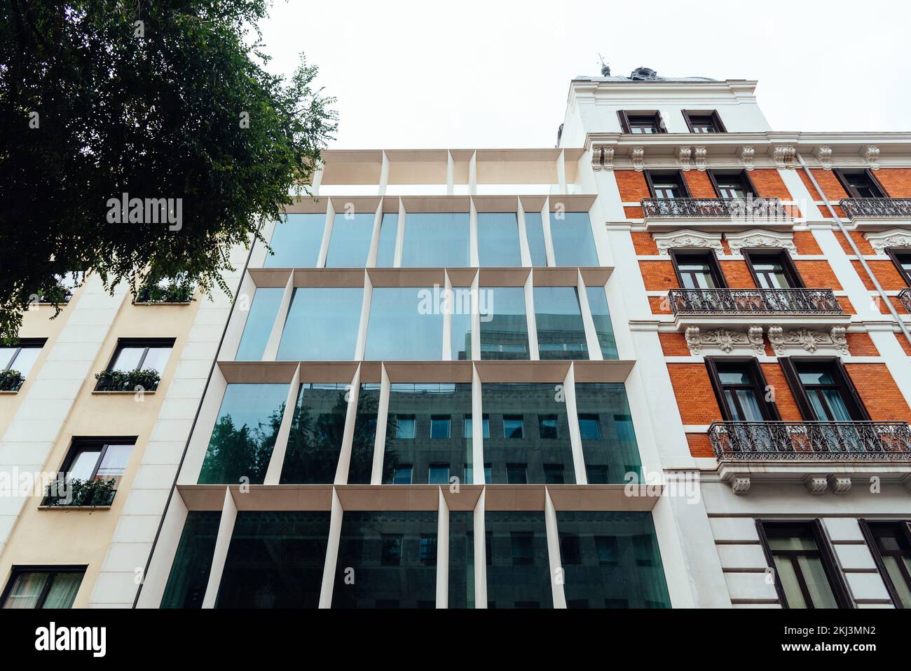 Madrid, Spain October 23, 2022 New office real estate development in