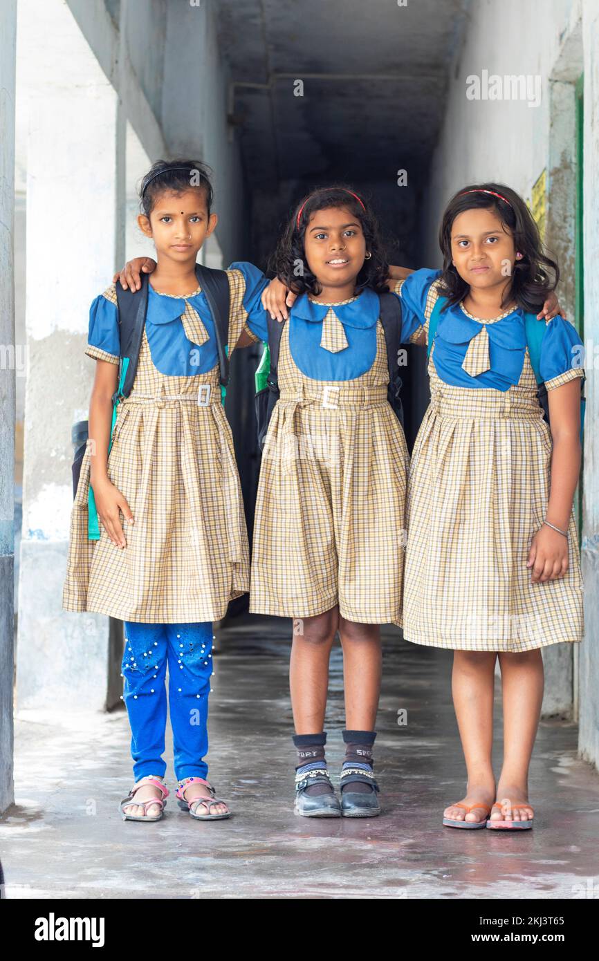 Child school uniform full length hi-res stock photography and images ...