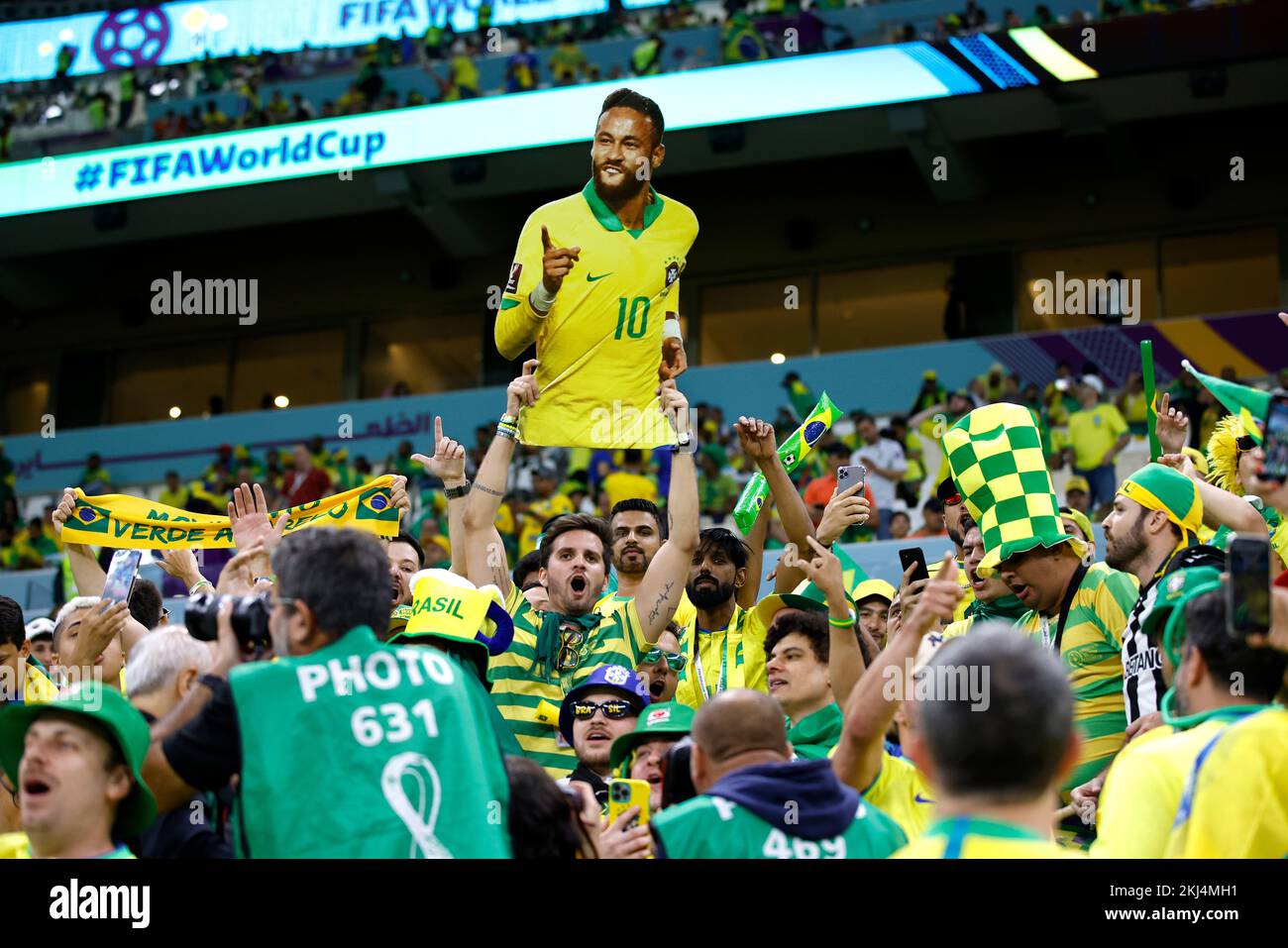 Brasil x Sérvia: fotos da torcida e do jogo pela Copa do Mundo