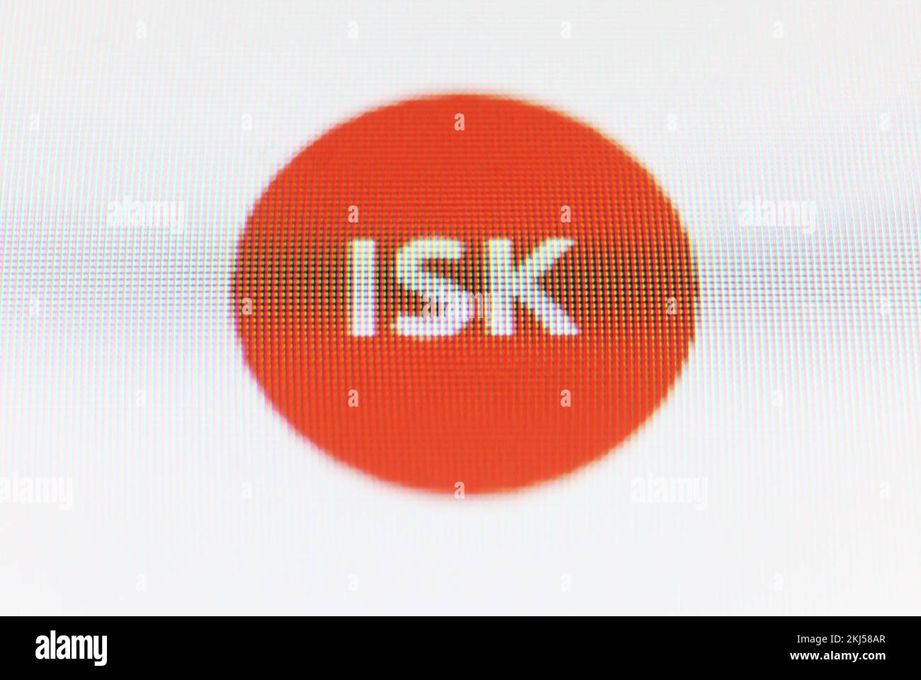 An ISK logo. Investeringssparkonto - ISK (Investment savings account) is an  advantageous savings option whereby you can save in stocks, shares and  other types of securities Stock Photo - Alamy