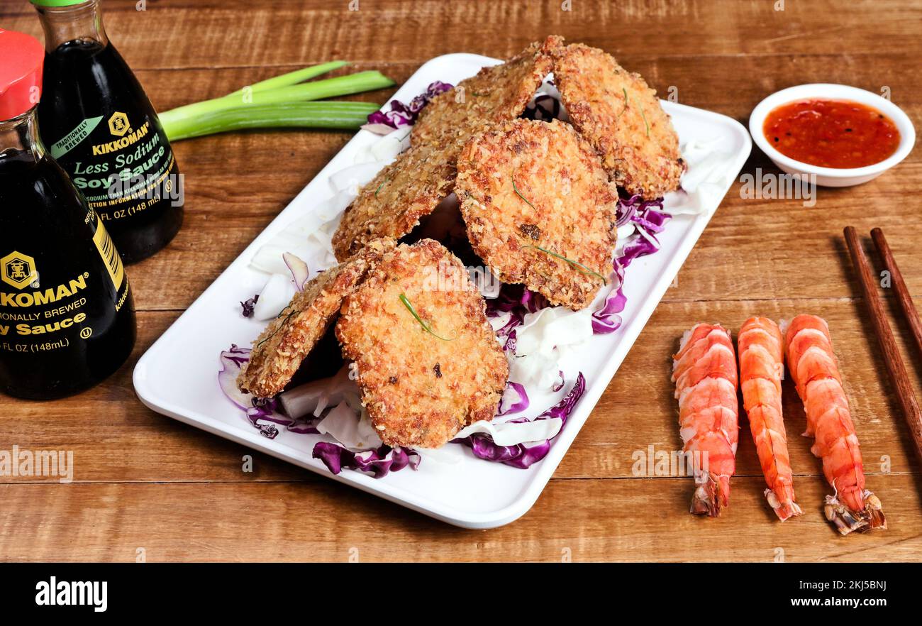 High quality pictures of Chinese and Japanese food Stock Photo