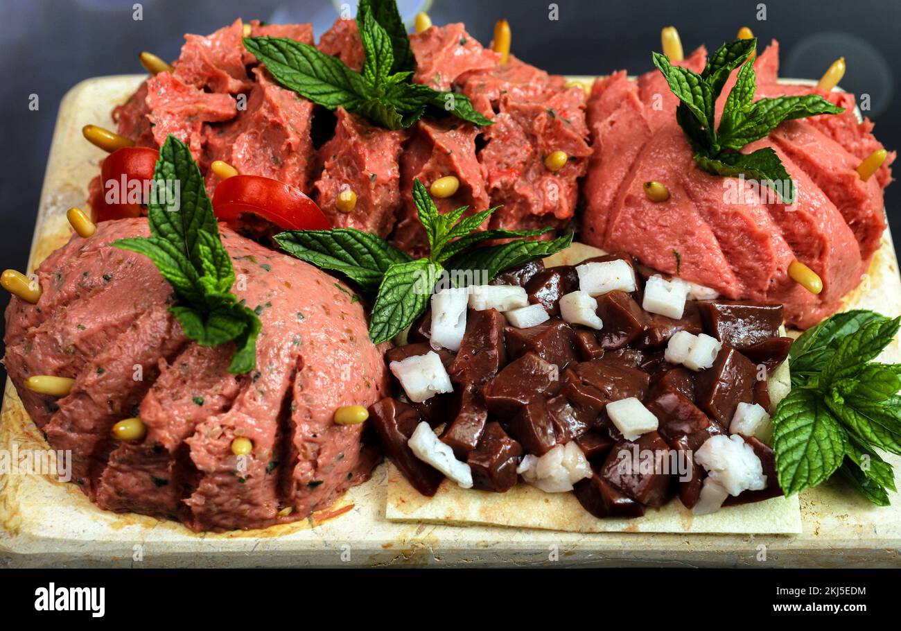 High quality pictures of Lebanese Arabic food Stock Photo Alamy