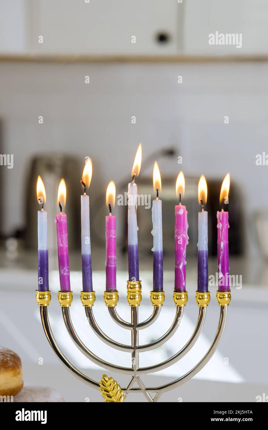 Celebration Hanukkah Judaism tradition family religious holiday symbols