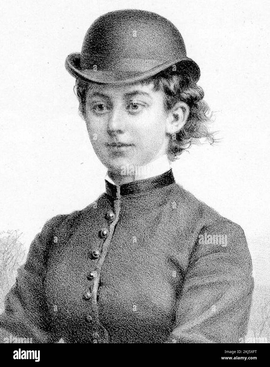 Lady Florence Caroline Dixie (1855 – 1905) Scottish writer, war correspondent, and feminist. Stock Photo