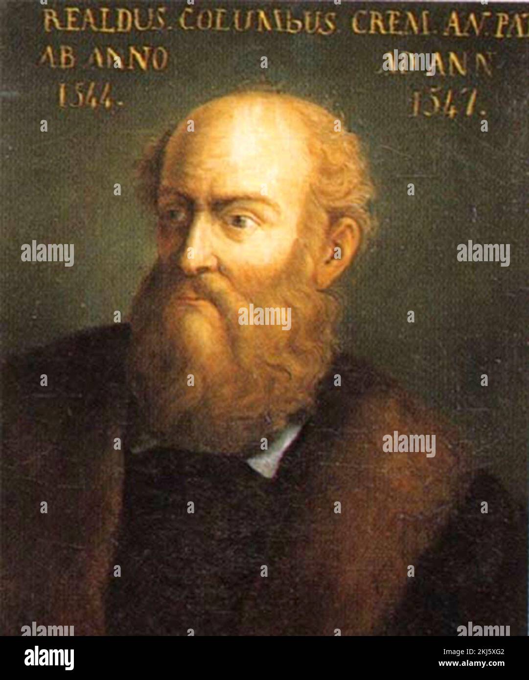 Matteo Realdo Colombo (1515 – 1559) Italian professor of anatomy Stock Photo