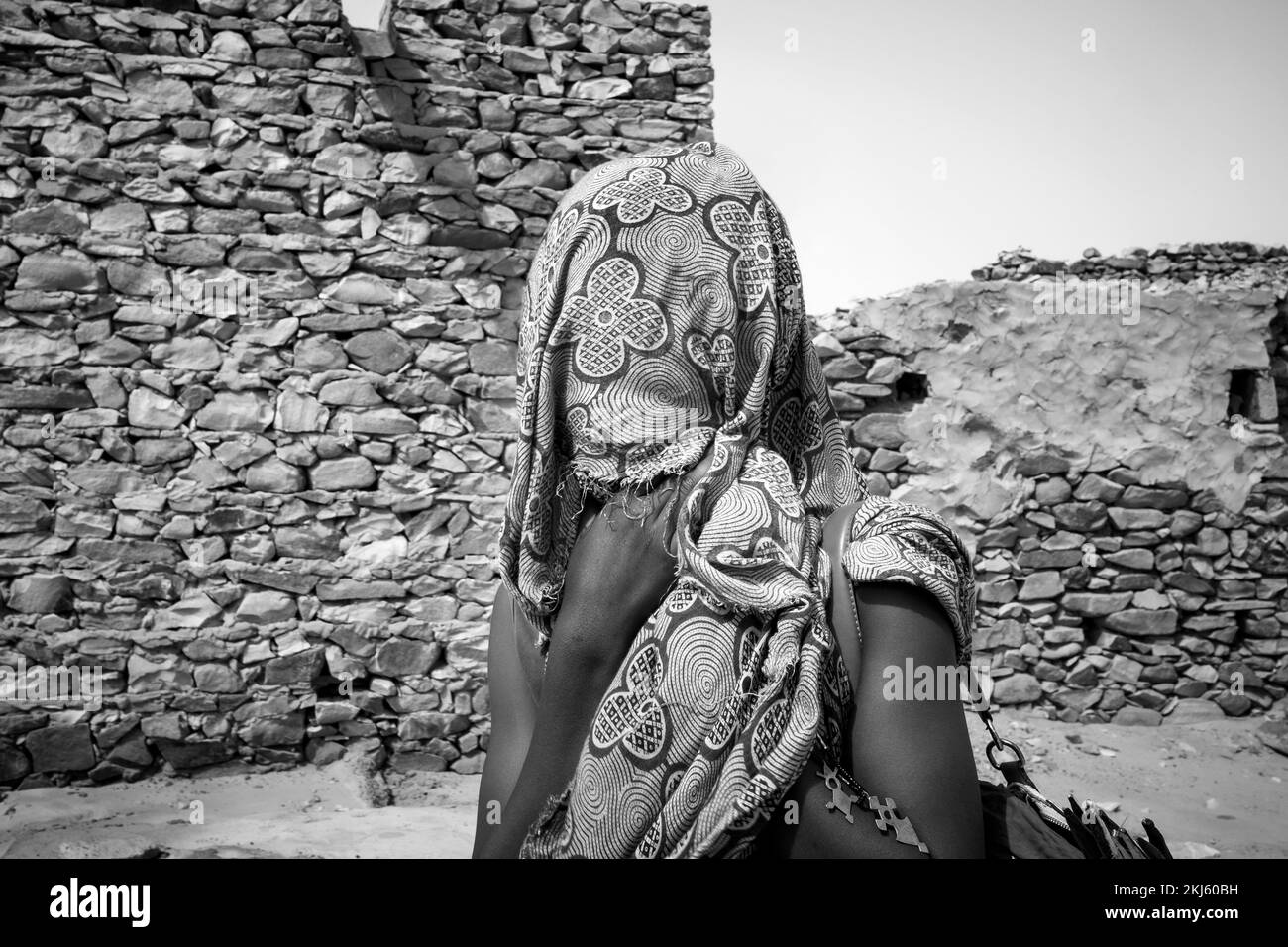 Mauritania, Chinguetti, woman Stock Photo