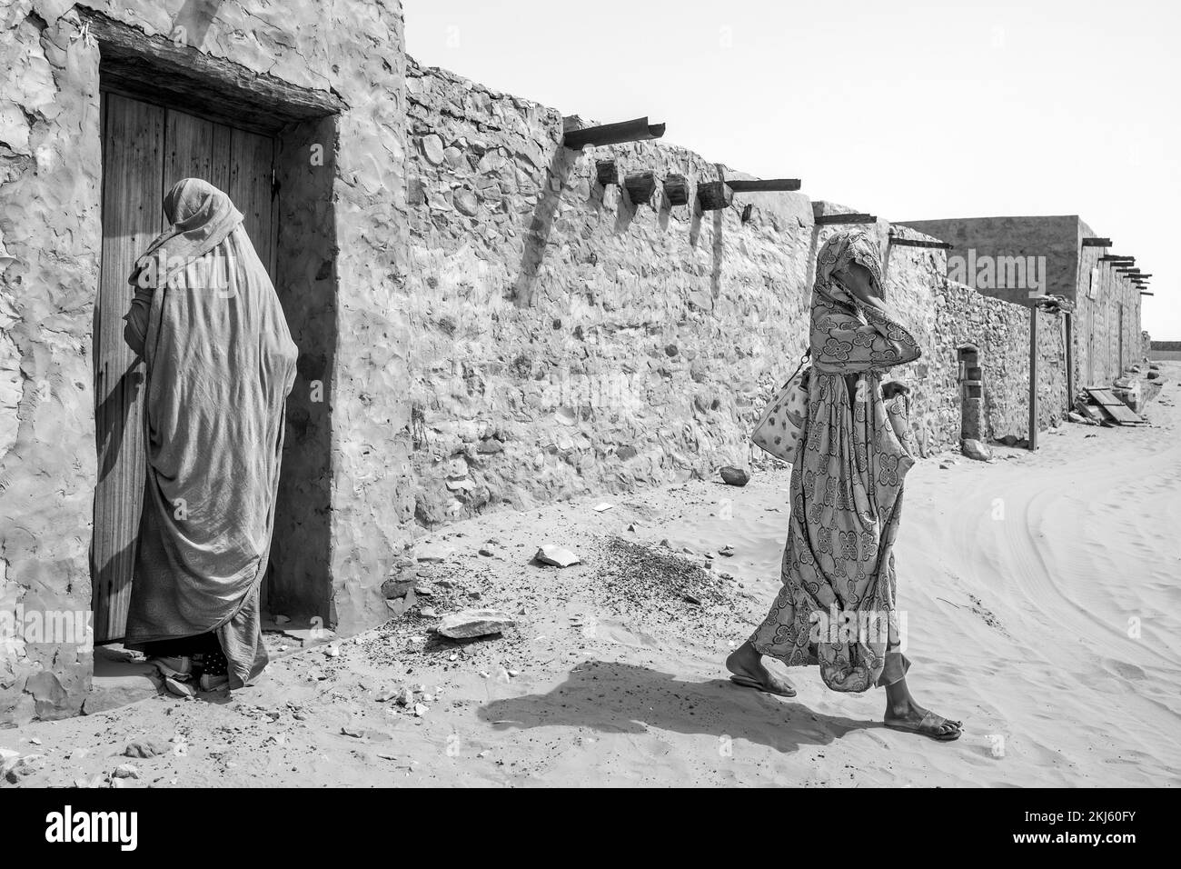 Mauritania, Chinguetti, women Stock Photo