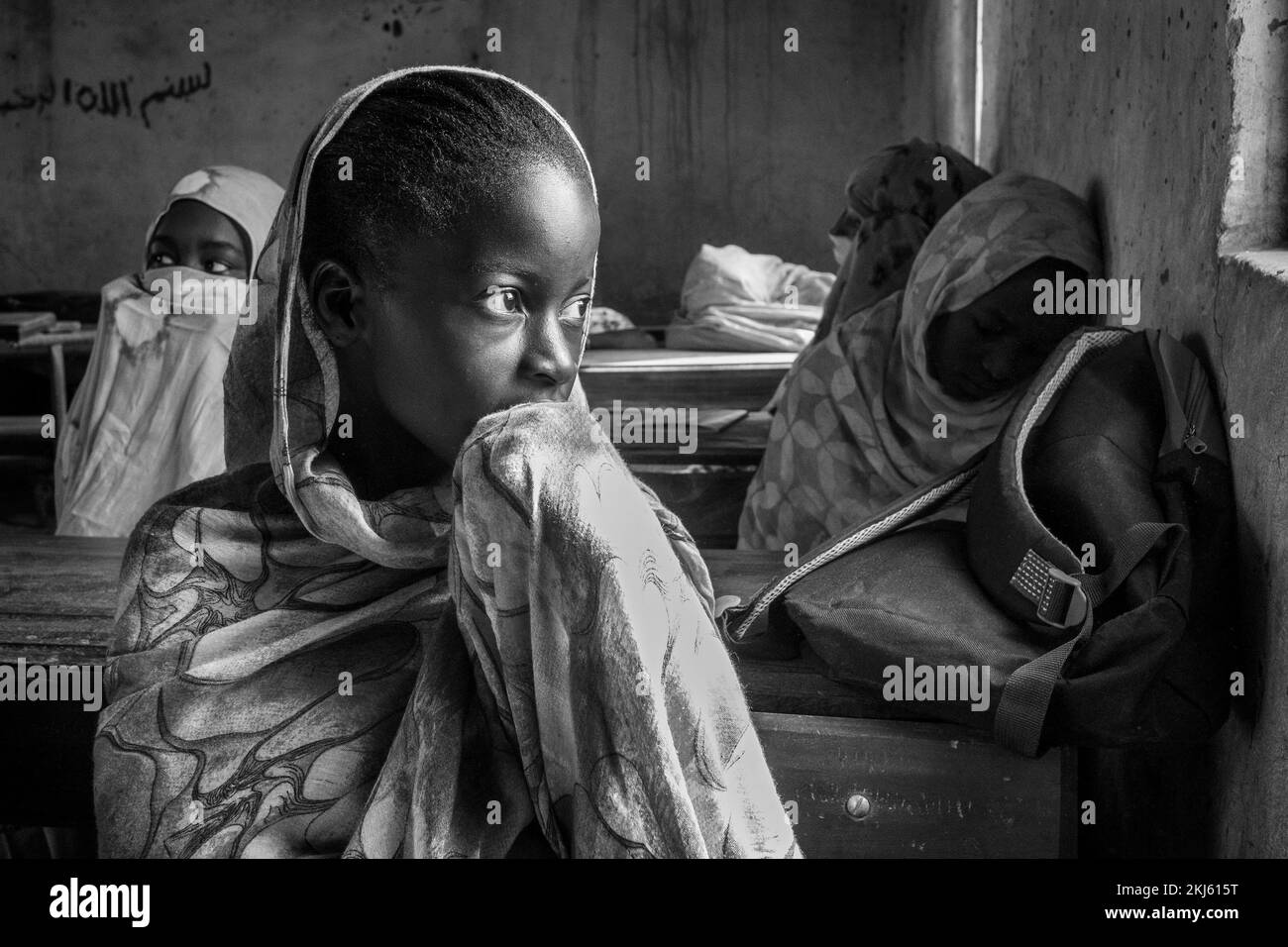 Mauritania, Chinguetti, Entkemkemt school Stock Photo