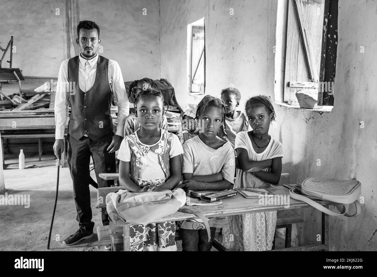 Mauritania, Chinguetti, Entkemkemt school Stock Photo - Alamy