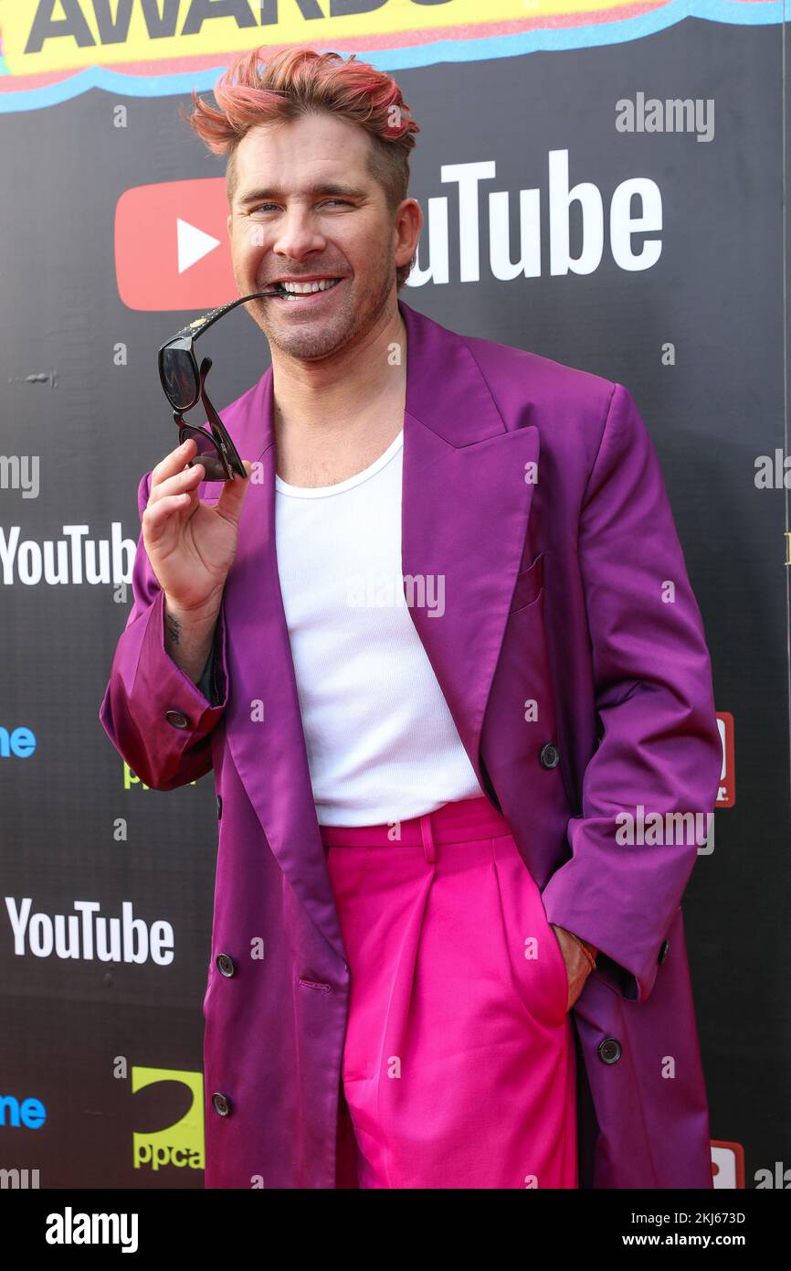 November 24, 2022: HUGH SHERIDAN walking the red carpet at the 36th Annual ARIA Awards at The Hordern Pavilion on November 24, 2022 in Sydney, NSW Australia  (Credit Image: © Christopher Khoury/Australian Press Agency via ZUMA  Wire) Stock Photo