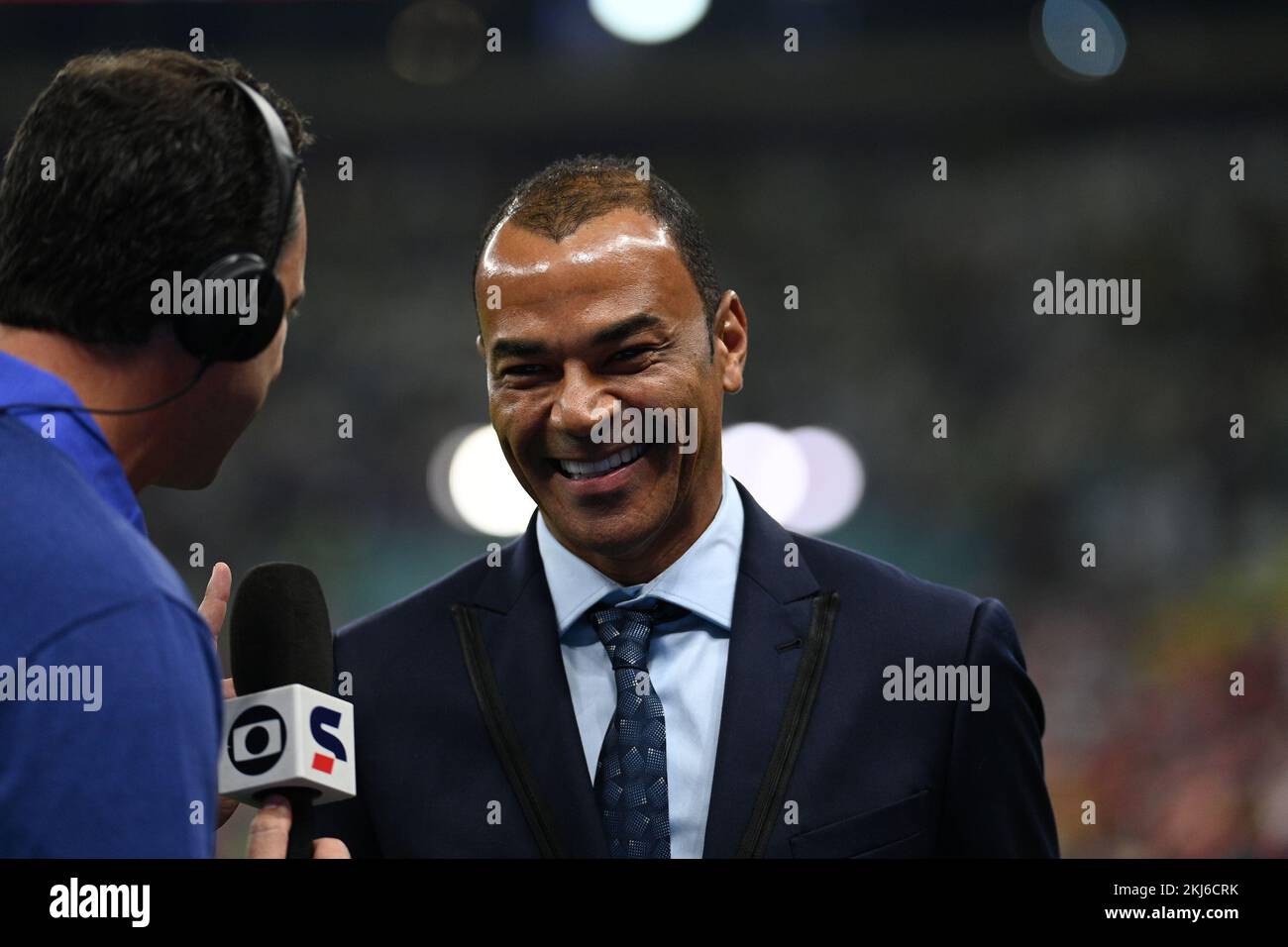 Lusail, Qatar. 24th Nov, 2022. Former player Cafú before the match ...