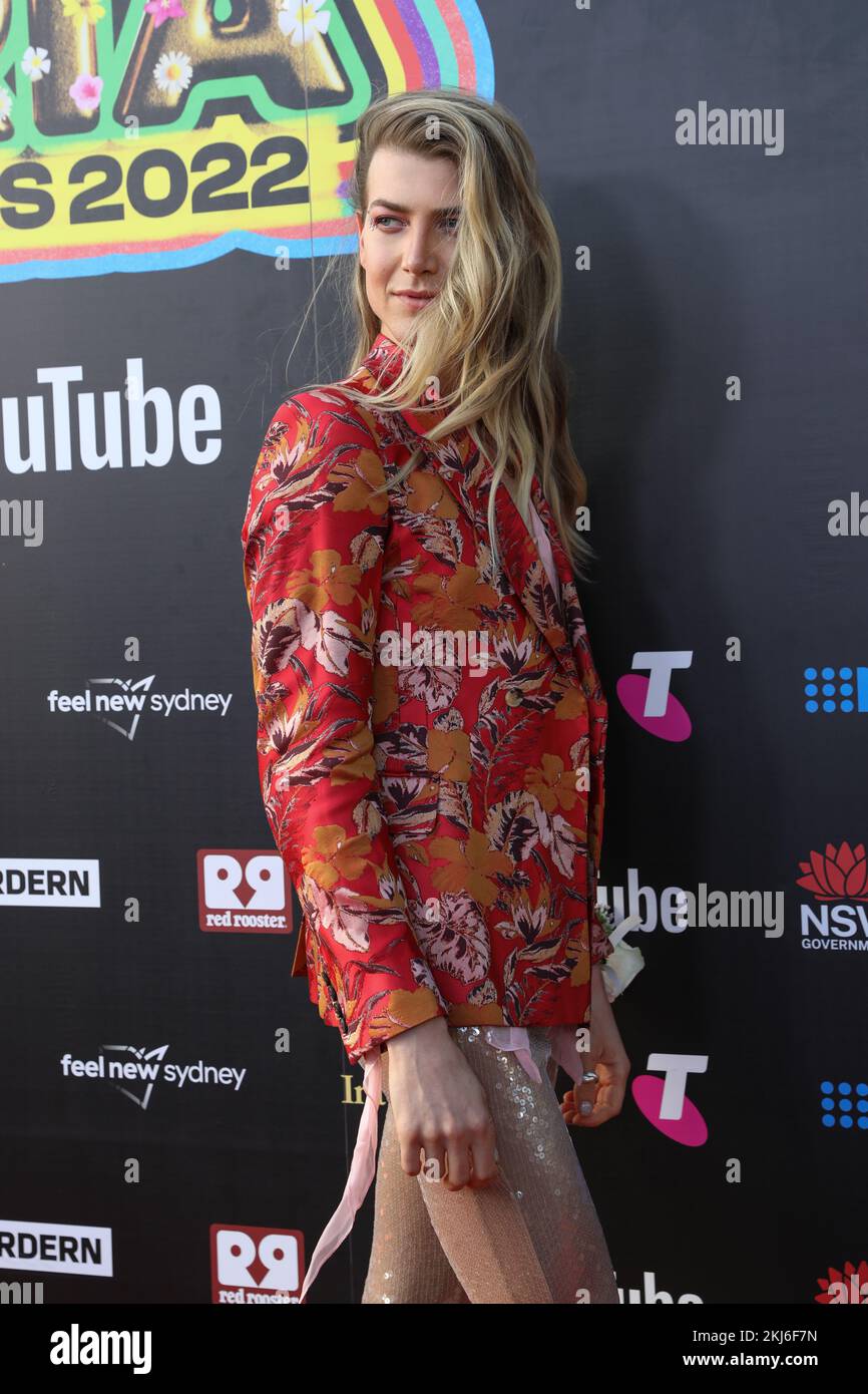 November 24, 2022: CHRISTIAN WILKINS walking the red carpet at the 36th Annual ARIA Awards at The Hordern Pavilion on November 24, 2022 in Sydney, NSW Australia  (Credit Image: © Christopher Khoury/Australian Press Agency via ZUMA  Wire) Stock Photo