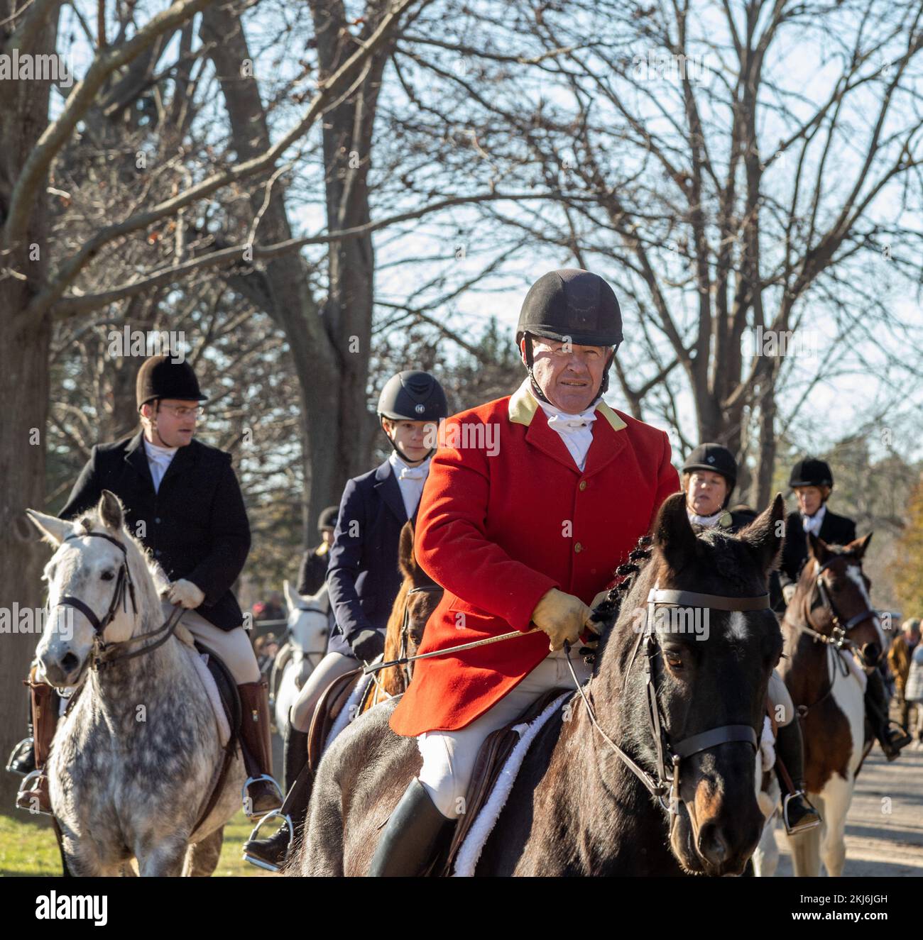 Nov. 24, 2022. Ipswich, MA. Thanksgiving Hunt at Appleton Farms. © 2022