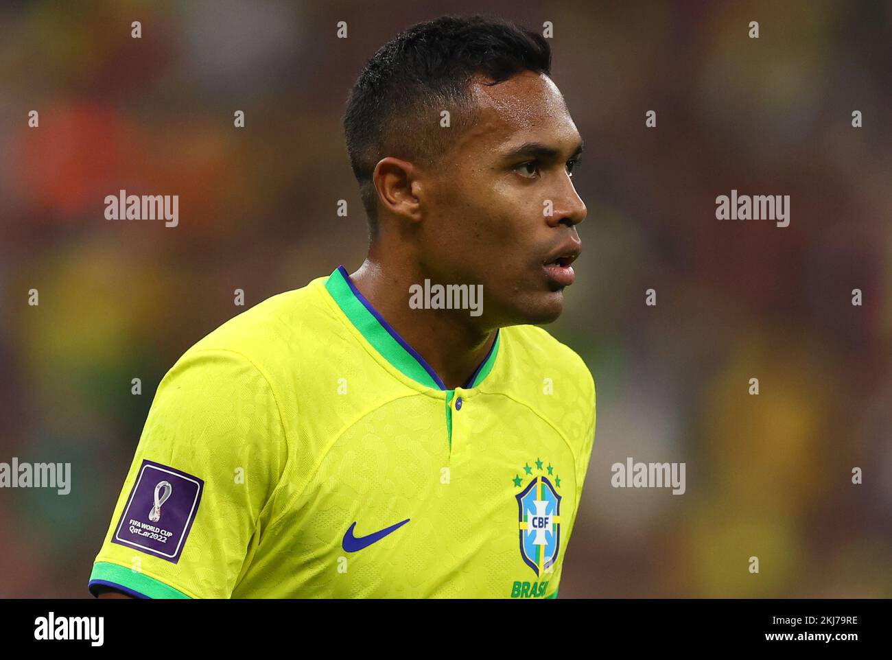 Doha, Qatar, 24th November 2022. Alex Sandro of Brazil  during the FIFA World Cup 2022 match at Lusail Stadium, Doha. Picture credit should read: David Klein / Sportimage Credit: Sportimage/Alamy Live News Stock Photo