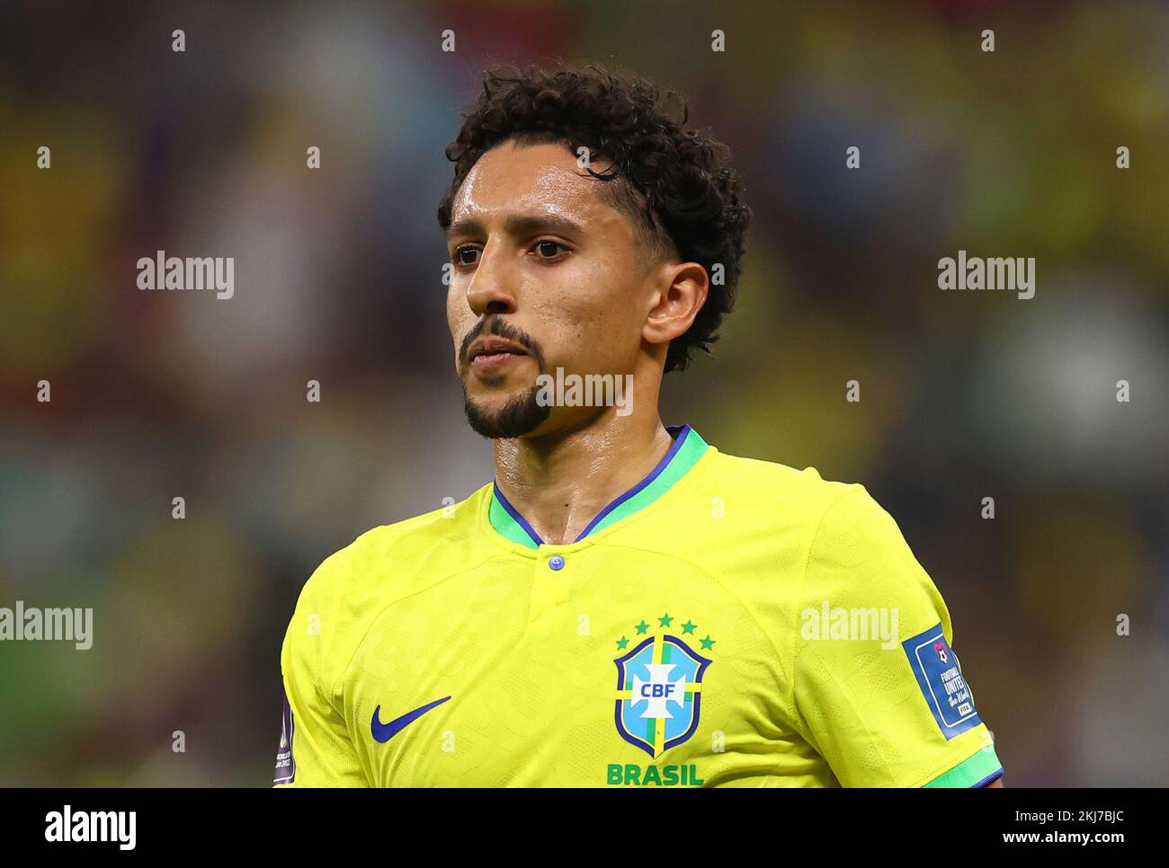 Doha, Qatar, 24th November 2022.  Marquinhos Correa of Brazil during the FIFA World Cup 2022 match at Lusail Stadium, Doha. Picture credit should read: David Klein / Sportimage Credit: Sportimage/Alamy Live News Stock Photo