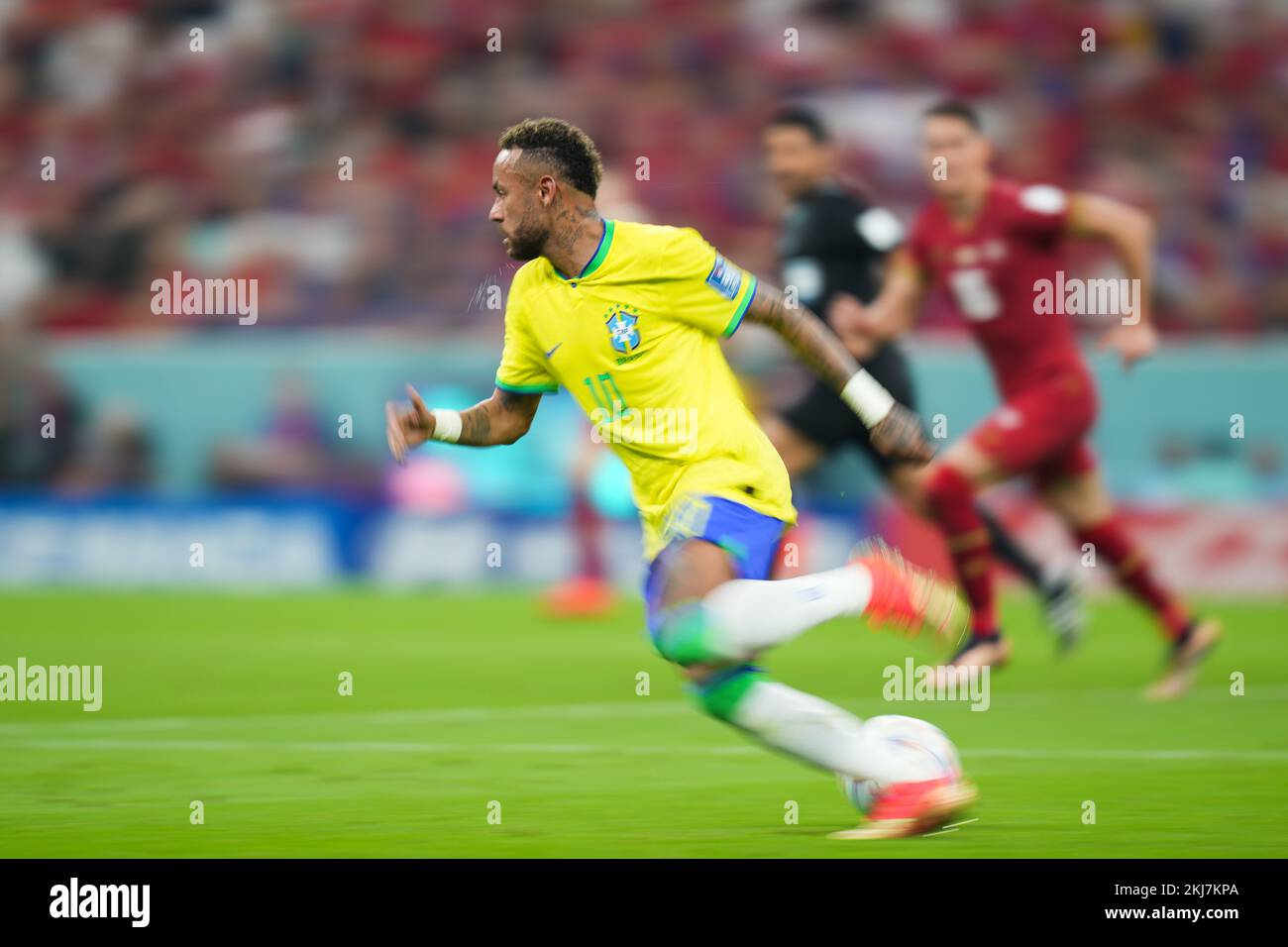 Brazil's Neymar during the FIFA World Cup Group G match at the Lusail  Stadium in Lusail, Qatar. Picture date: Thursday November 24, 2022 Stock  Photo - Alamy