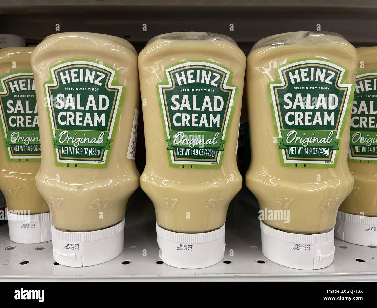 Indianapolis Circa November 2022 Heinz Salad Cream display. Similar