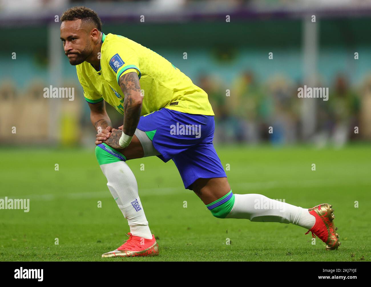 Doha, Qatar, 24th November 2022.  Neymar Jr of Brazil during the FIFA World Cup 2022 match at Lusail Stadium, Doha. Picture credit should read: David Klein / Sportimage Credit: Sportimage/Alamy Live News Stock Photo