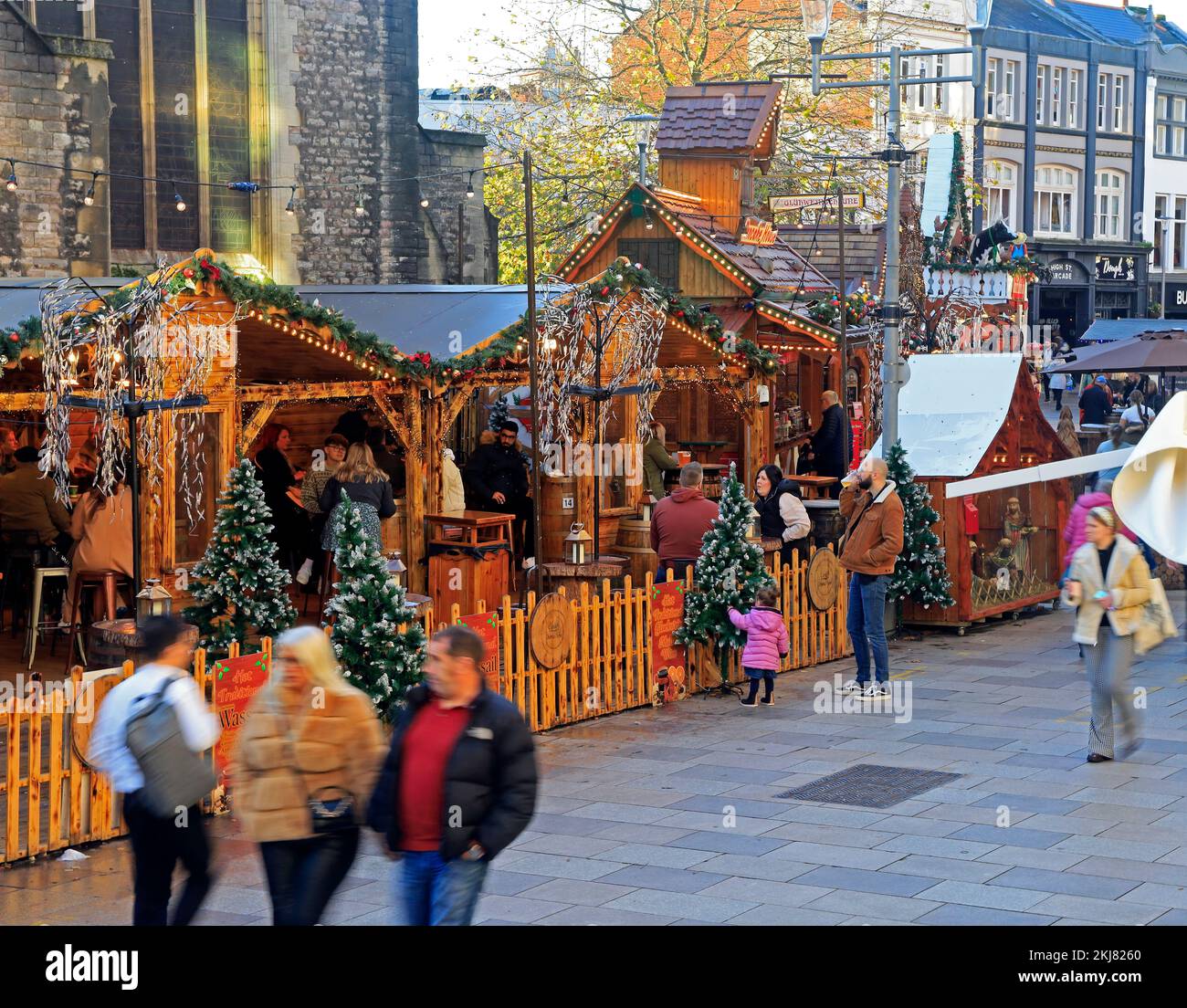Cardiff Christmas Market and St John