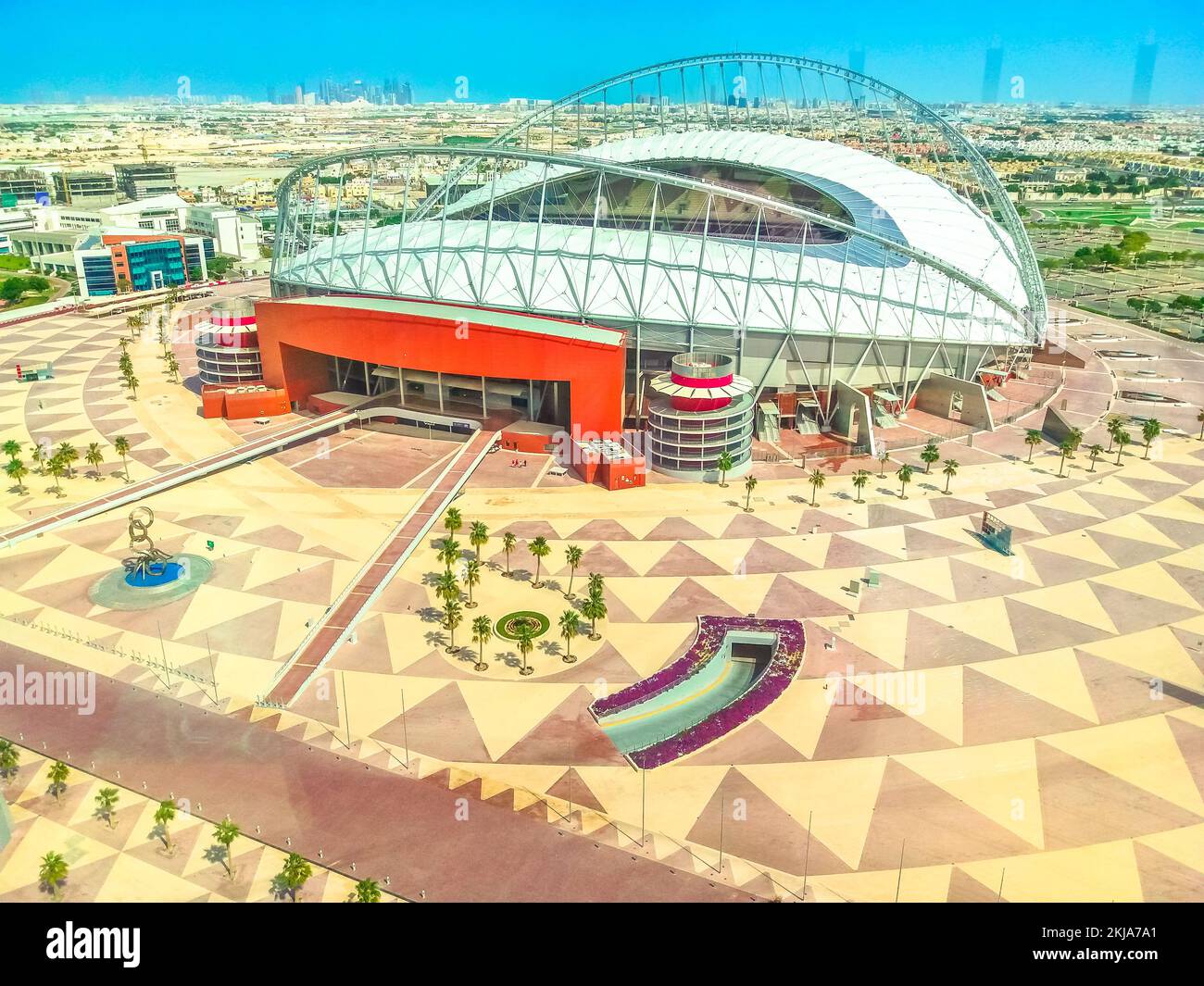 Doha, Qatar February 21, 2019 Khalifa Stadium, Qatar's principal