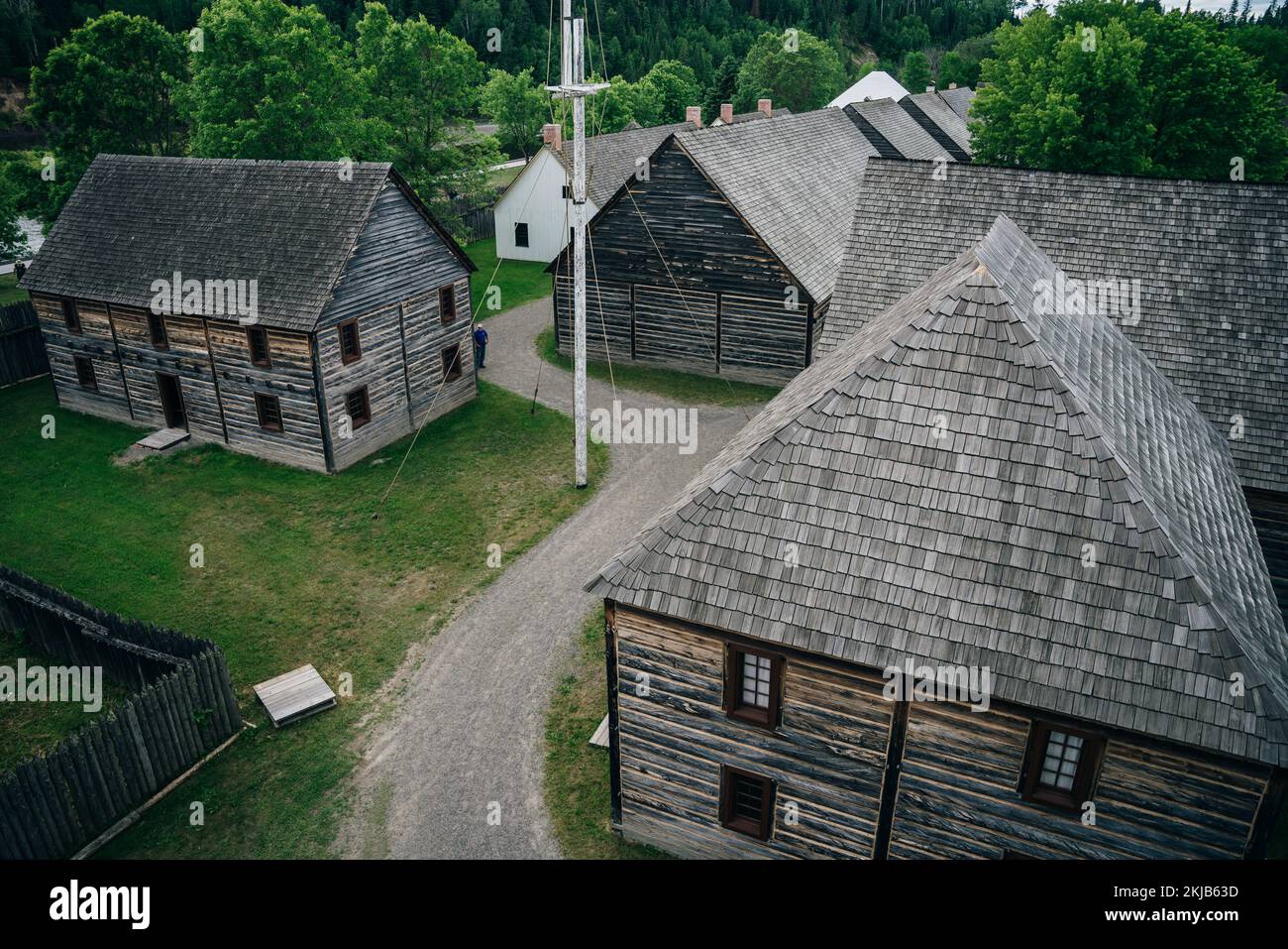 Fort William Historical Park, Thunder Bay, Ontario, Canada - sep, 2022. High quality photo Stock Photo