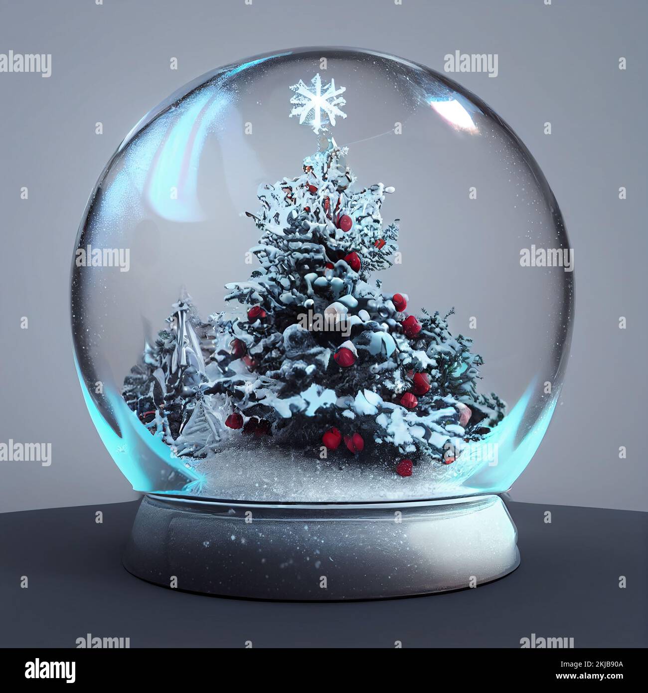 Christmas snow globe realistic hires stock photography and images Alamy