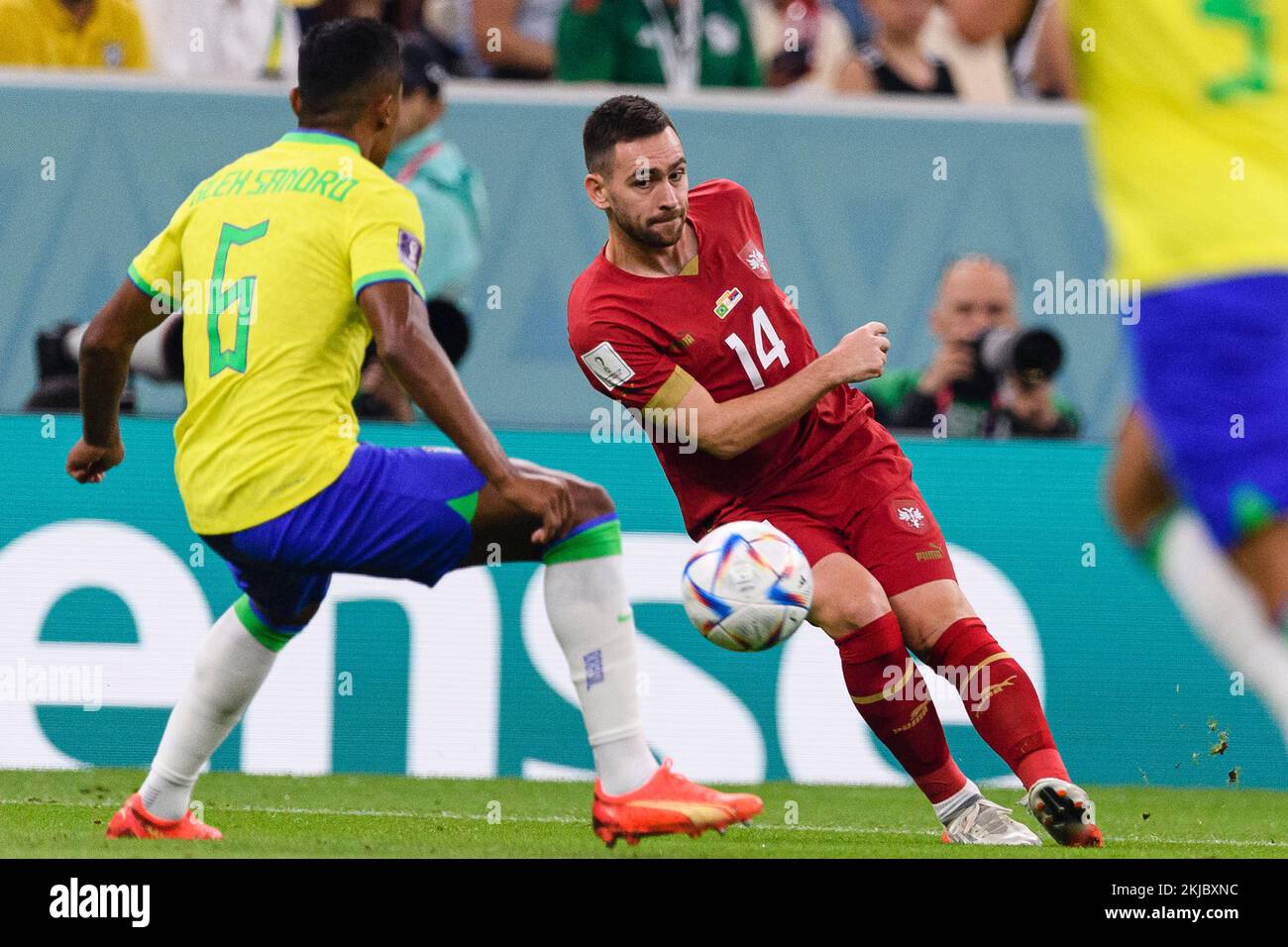 Lusail, Qatar. 24th Nov, 2022. Lusail, Qatar, Nov 25th 2022: XXXXXXXXXXXXXXX during the match between Brazil vs Serbia, valid for the group stage of the World Cup, held at the Lusail National Stadium in Lusail, Qatar. (Marcio Machado/SPP) Credit: SPP Sport Press Photo. /Alamy Live News Stock Photo
