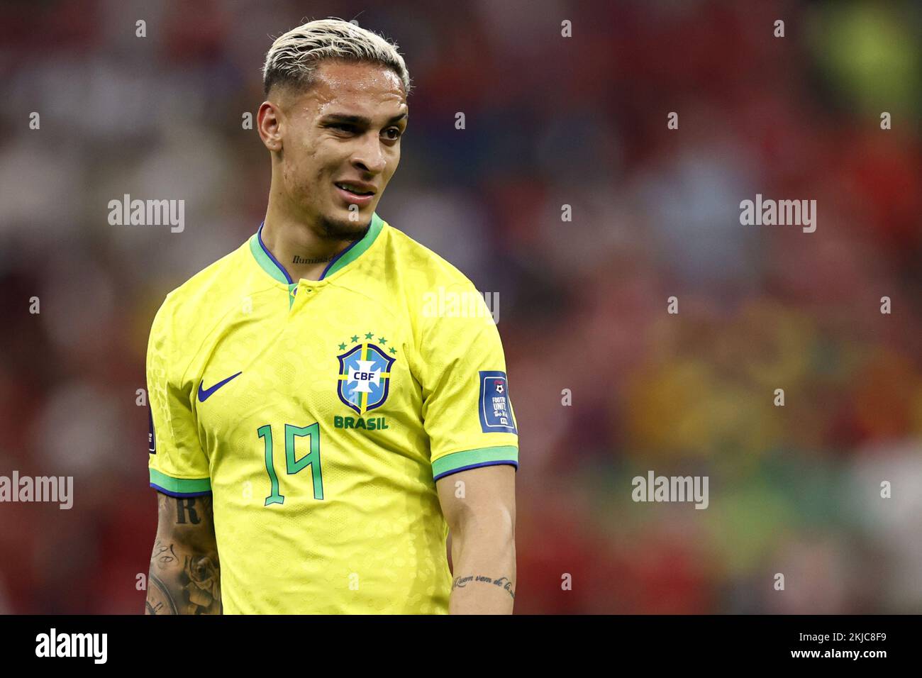 LUSAIL CITY - Antony of Brazil during the FIFA World Cup Qatar