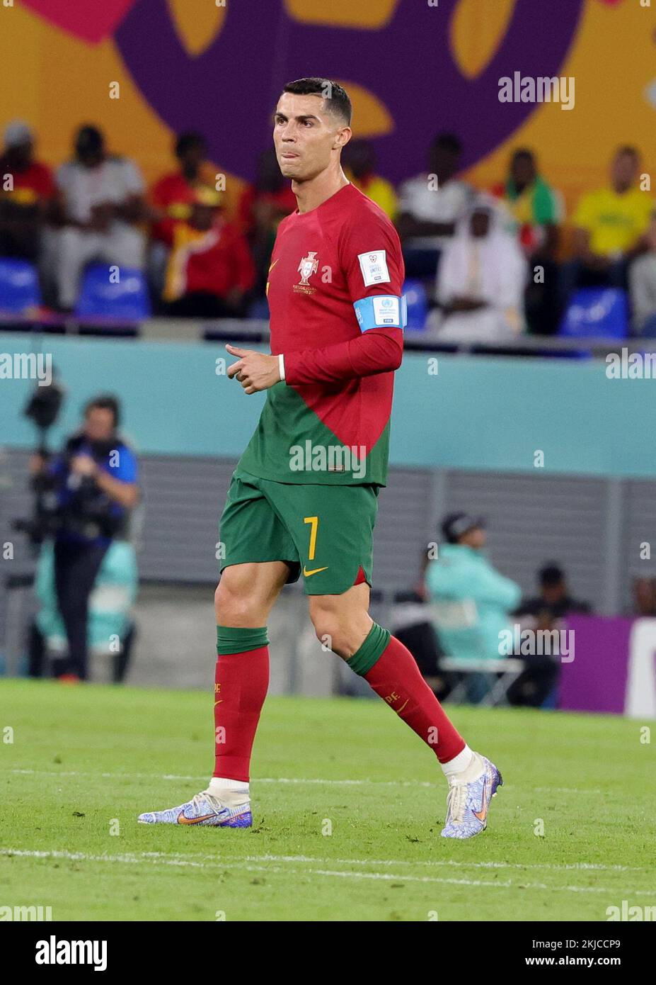 Qatar, New Delhi, Doha. 22nd Nov, 2022. Football World CUP QATAR 2022: .Portugal Vs Ghana at Stadium 9784, Qatar, Doha.Ronaldo, J.Felex & R Ledo each one goal from Portugal and A.Ayew and O.Bukari each one goal from Ghana. (Credit Image: © Seshadri Sukumar/ZUMA Press Wire) Stock Photo