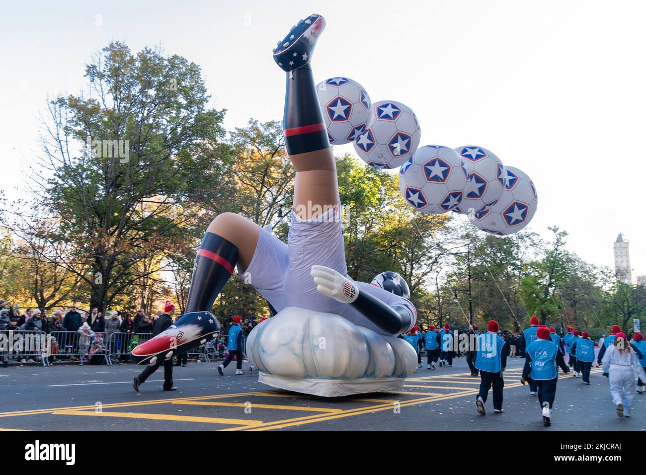 FOX Sports Unveils 'Striker, The U.S. Soccer Star' Balloonicle to Debut in  2022 Macy's Thanksgiving Day Parade® - Fox Sports Press Pass