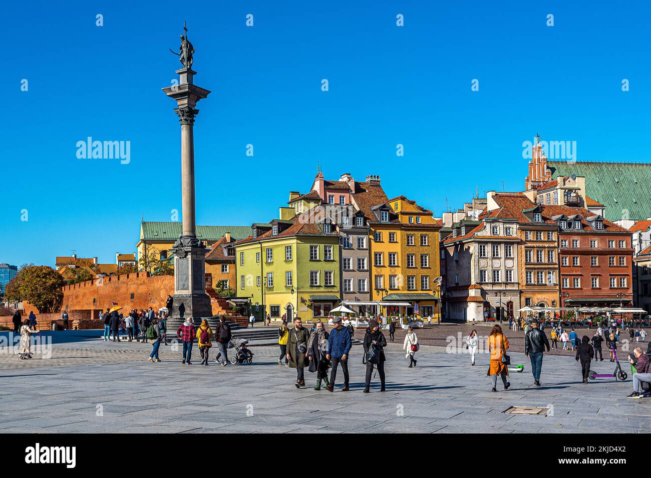 Warsaw's Old Town is the oldest part of Warsaw, the capital of Poland. Stock Photo