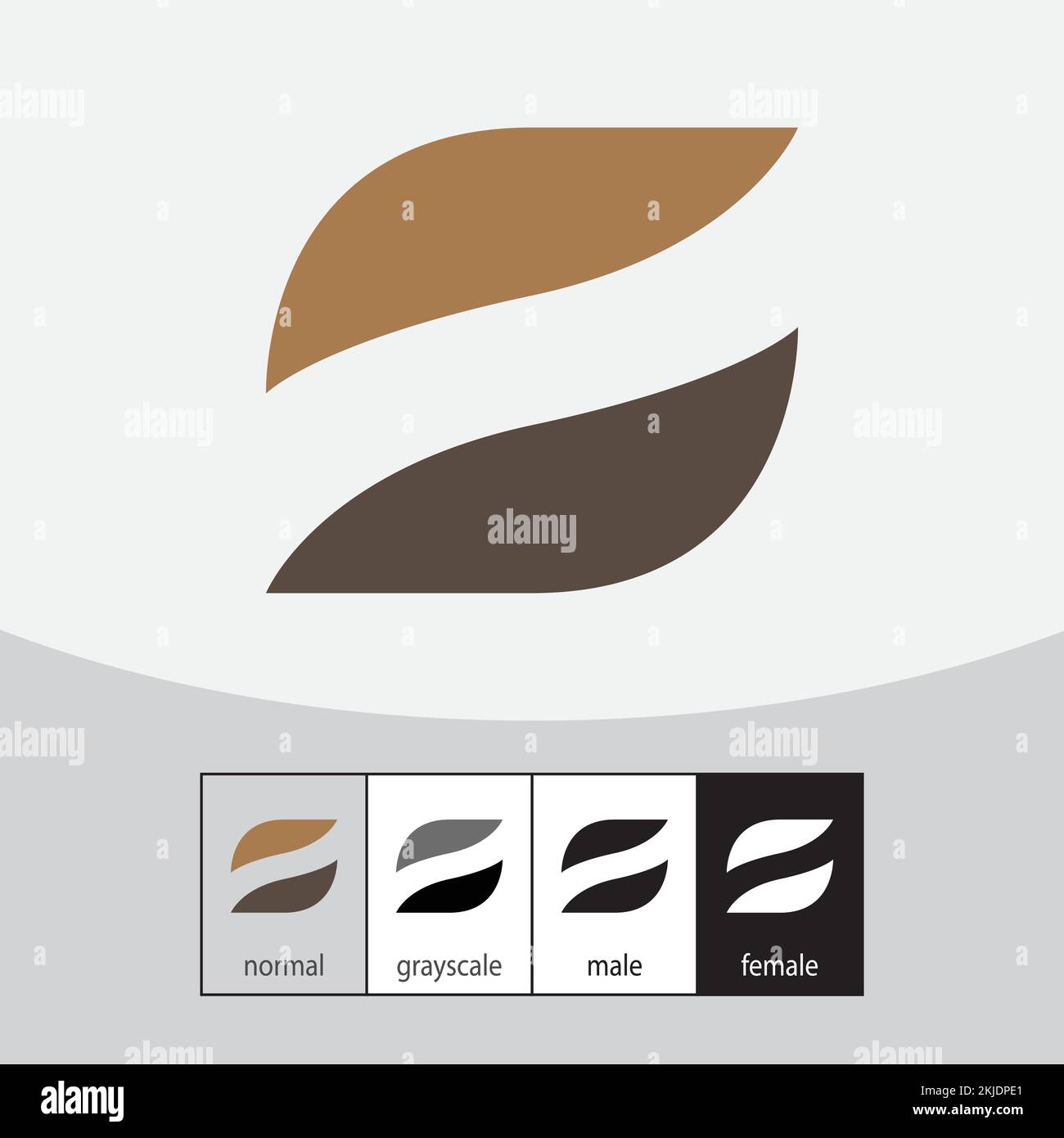 Letter S logo design vector. Vector illustration. Crescent or Moon Stock Vector