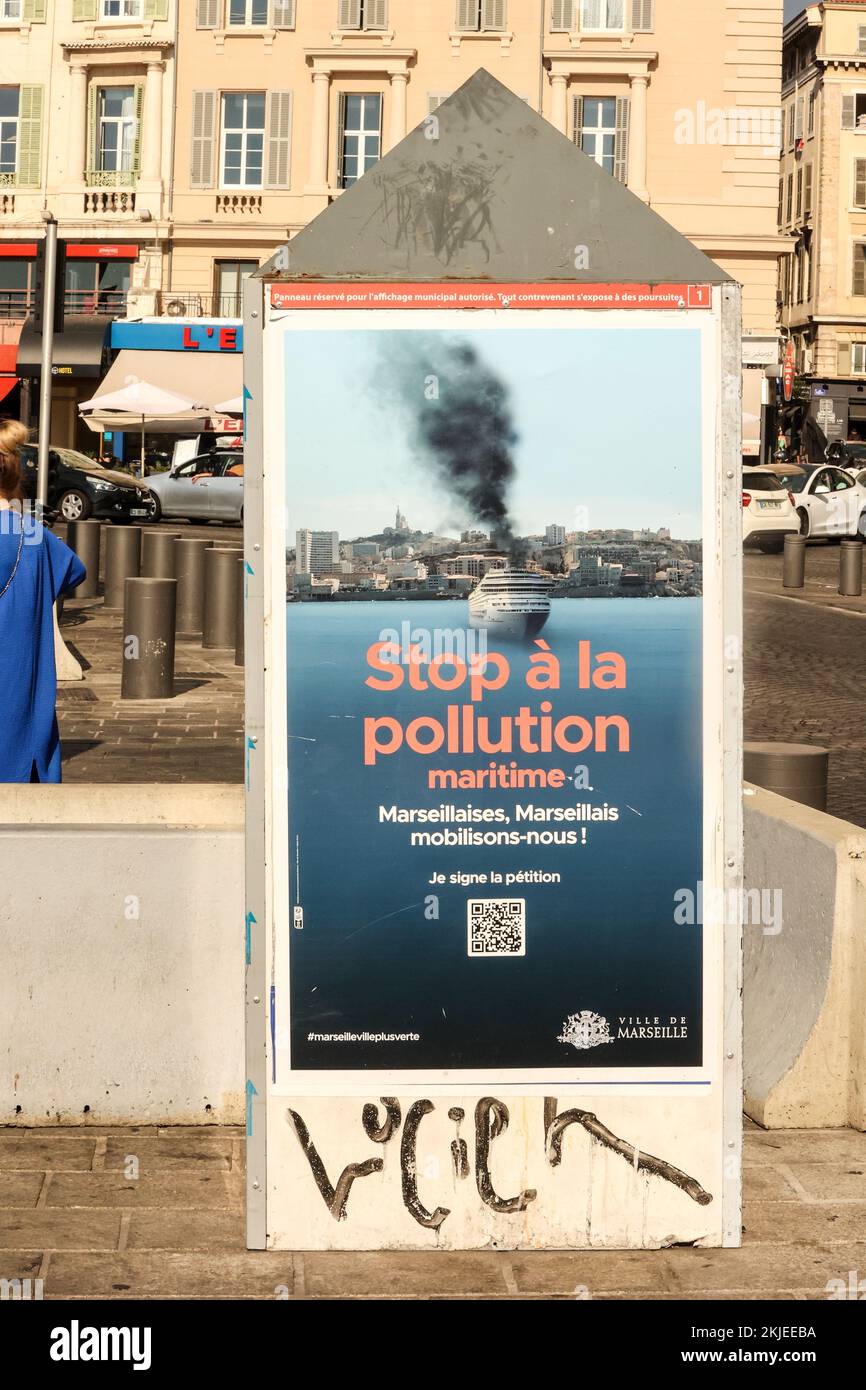 AFFICHE MARSEILLE - LE VIEUX PORT