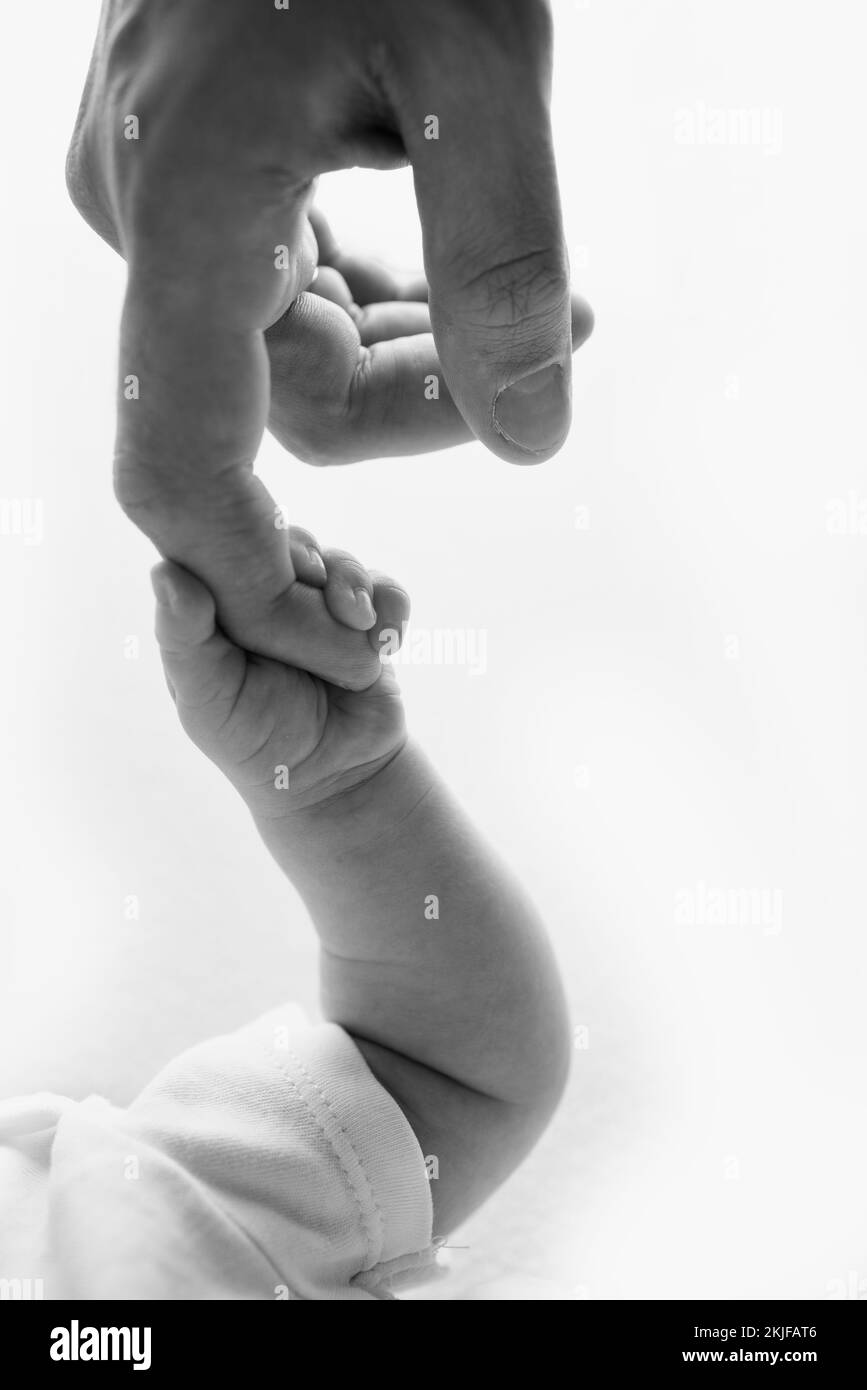 Female hand palm black and white stock photos images alamy