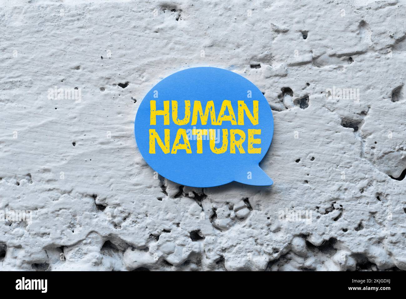 Humankind Sign Text sign showing Human Nature. Business showcase psychological ...