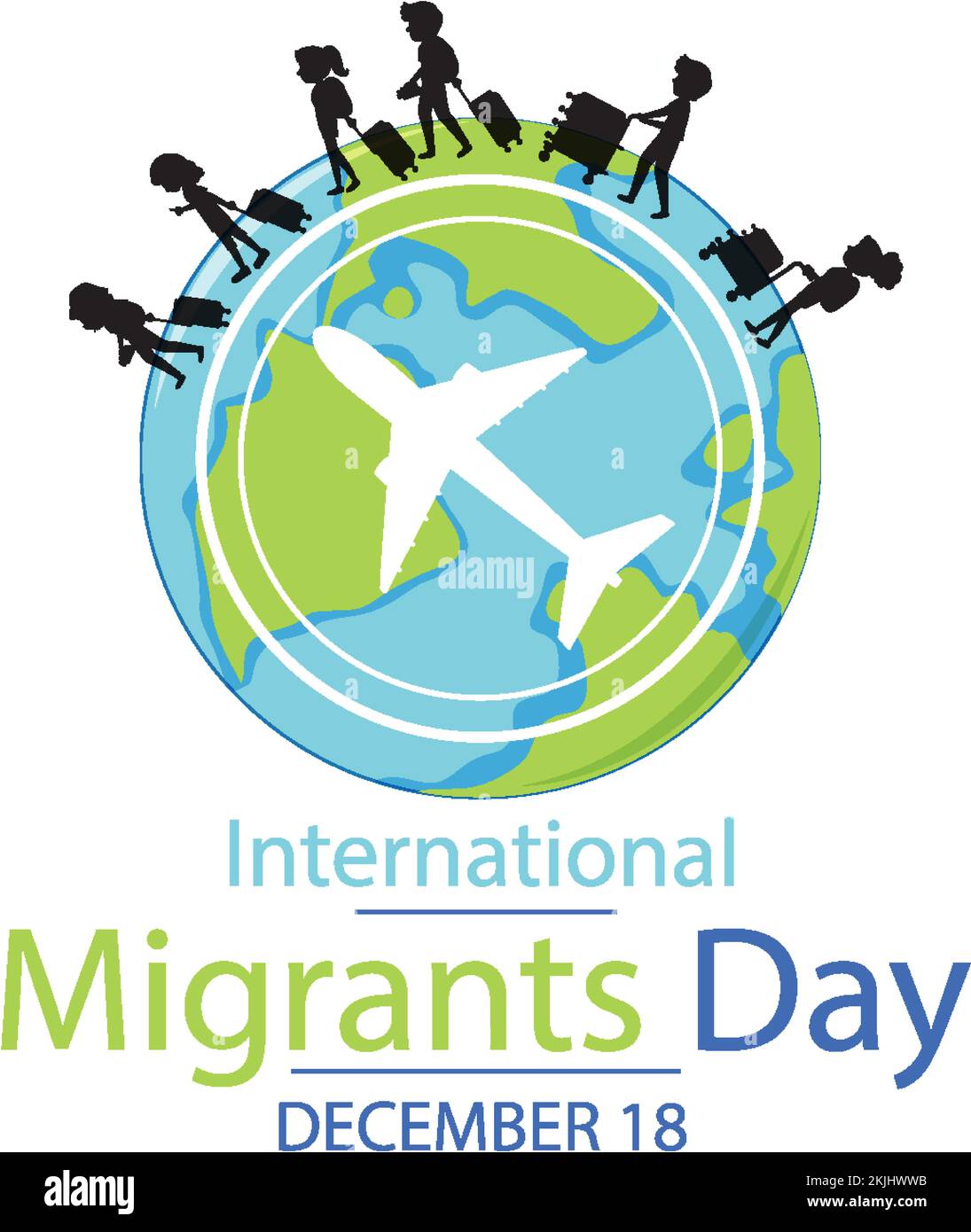 International Migrants Day Banner Design illustration Stock Vector ...