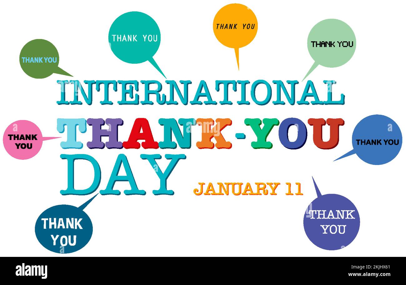 International thank you day icon illustration Stock Vector Image & Art