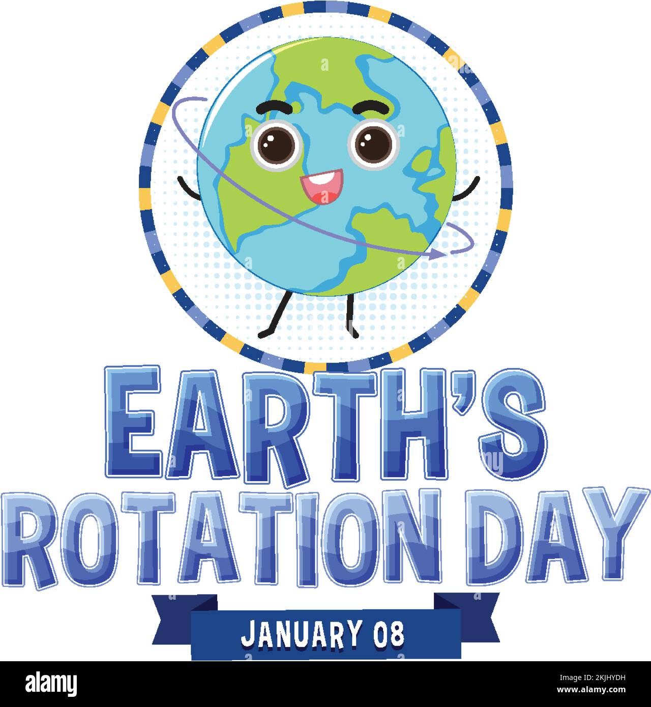 Drawing earth rotation Cut Out Stock Images Pictures Alamy