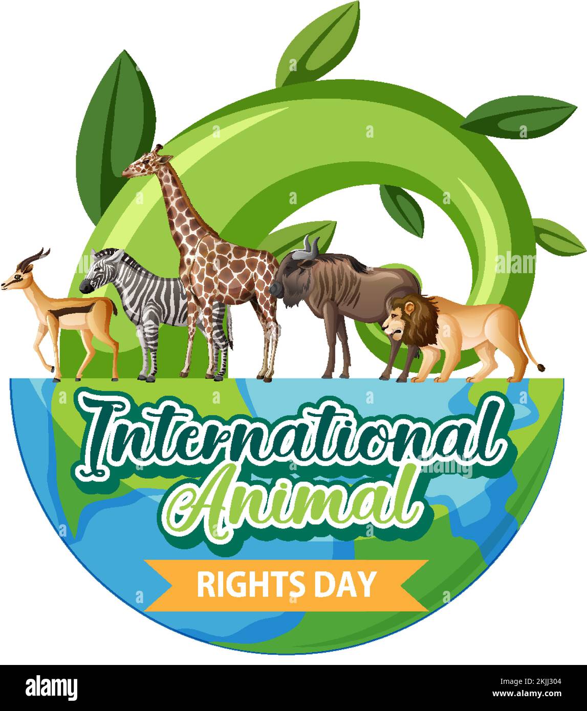 International Animal Rights Day Banner illustration Stock Vector Image