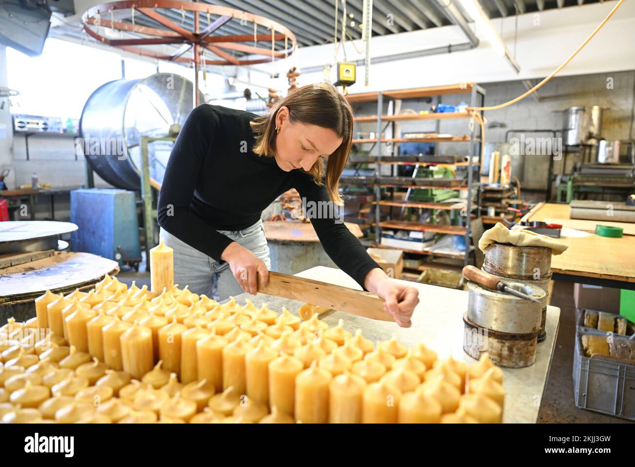 23 November 2022, BadenWuerttemberg, Grünkraut Pia Zengerle from the