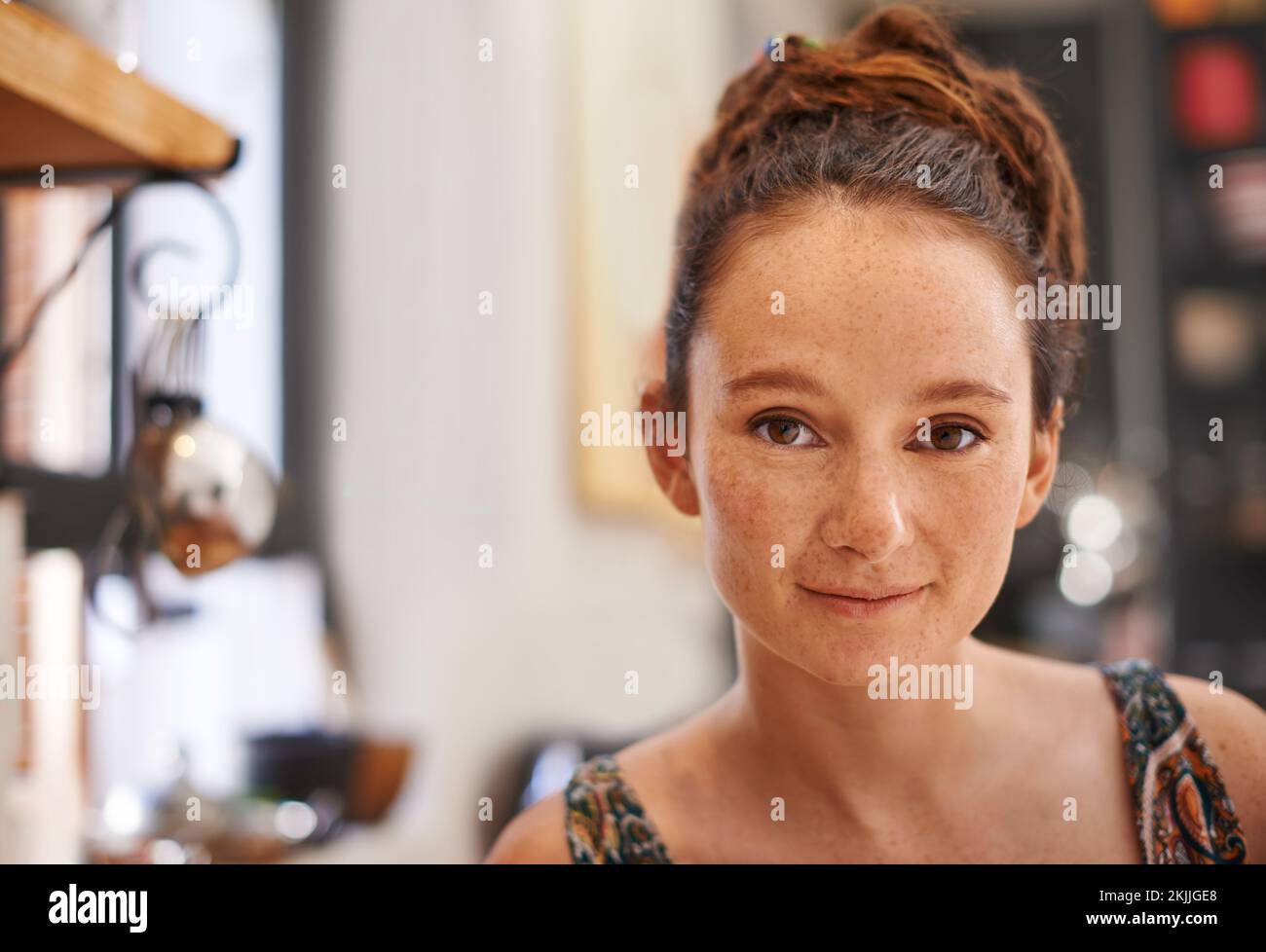 Shes got her own style. Portrait of an attractive young woman with tied