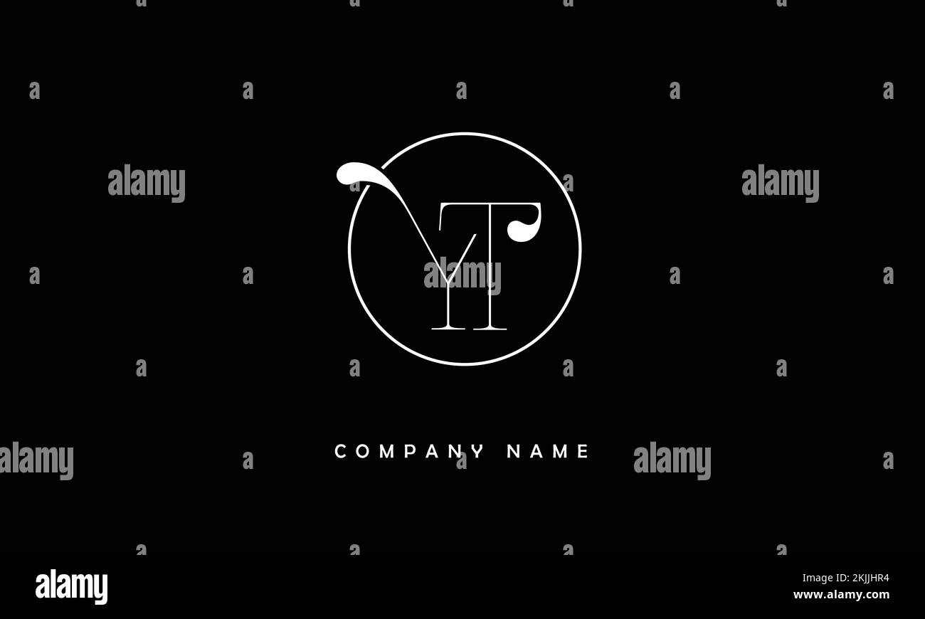 YT, TY Abstract Letters Logo Monogram Stock Vector Image & Art - Alamy