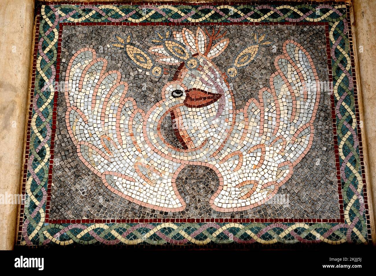 Mosaics at Paleokastritsa Monastery in Corfu Greece Stock Photo