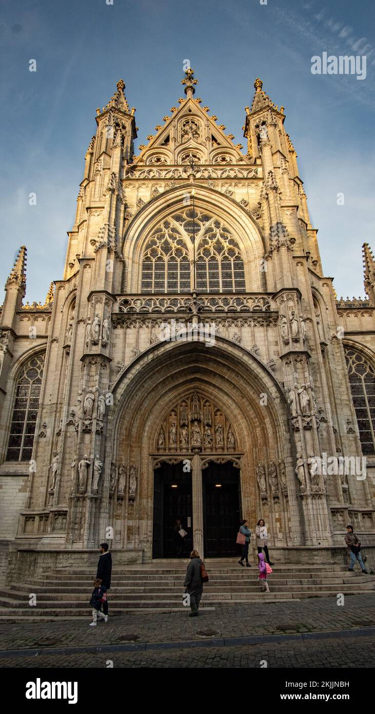 Church of Our Lady of Victories at the Sablon Stock Photo - Alamy