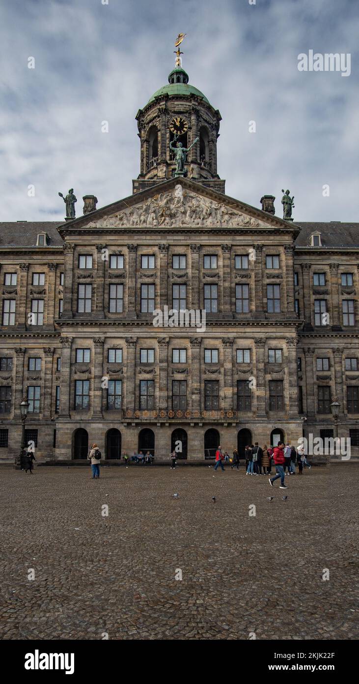 The Royal Palace of Amsterdam Stock Photo