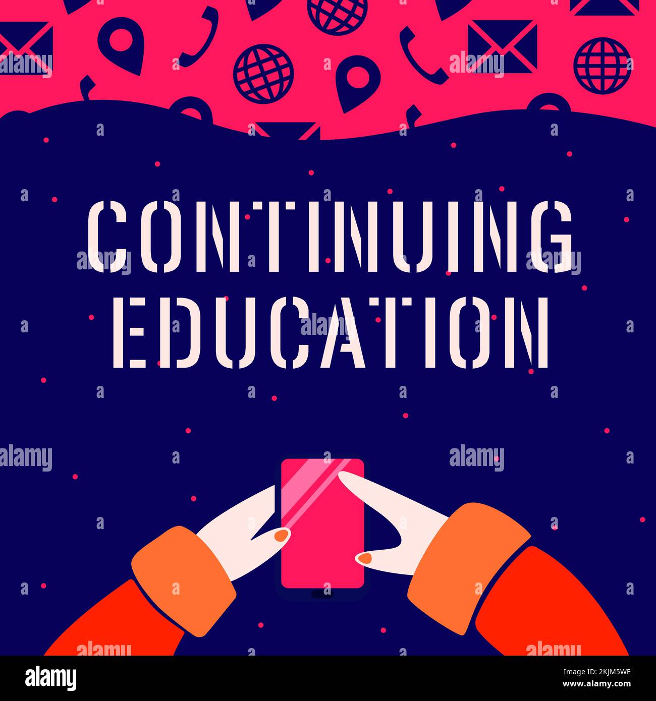 Writing displaying text Continuing Education, Conceptual photo ...